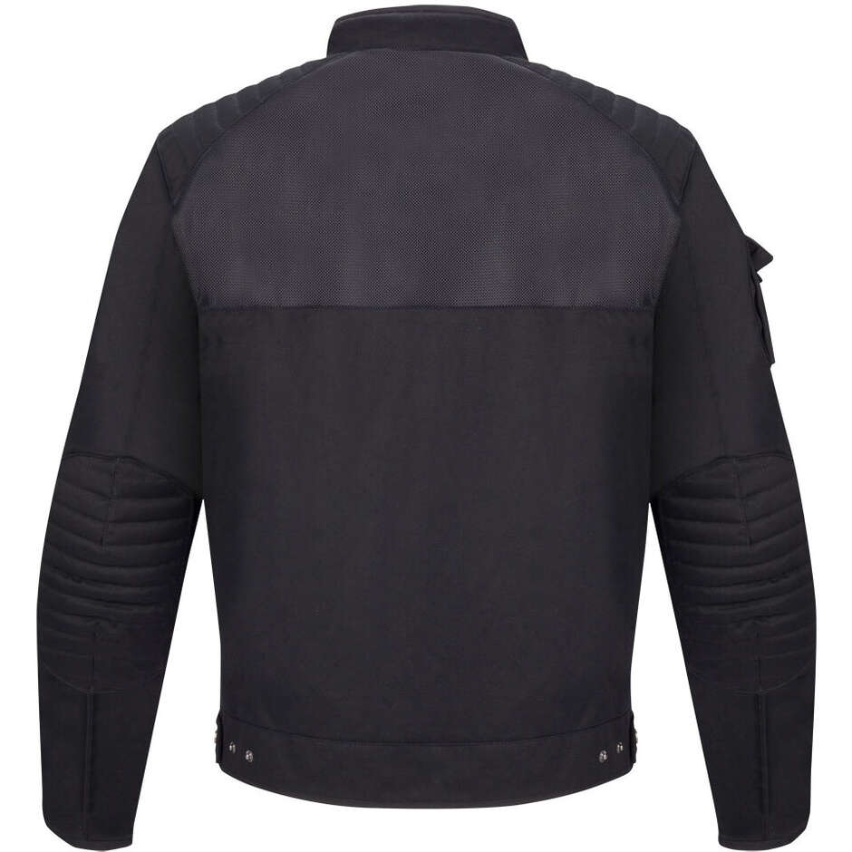 SEGURA TREVOR Schwarze Motorradjacke
