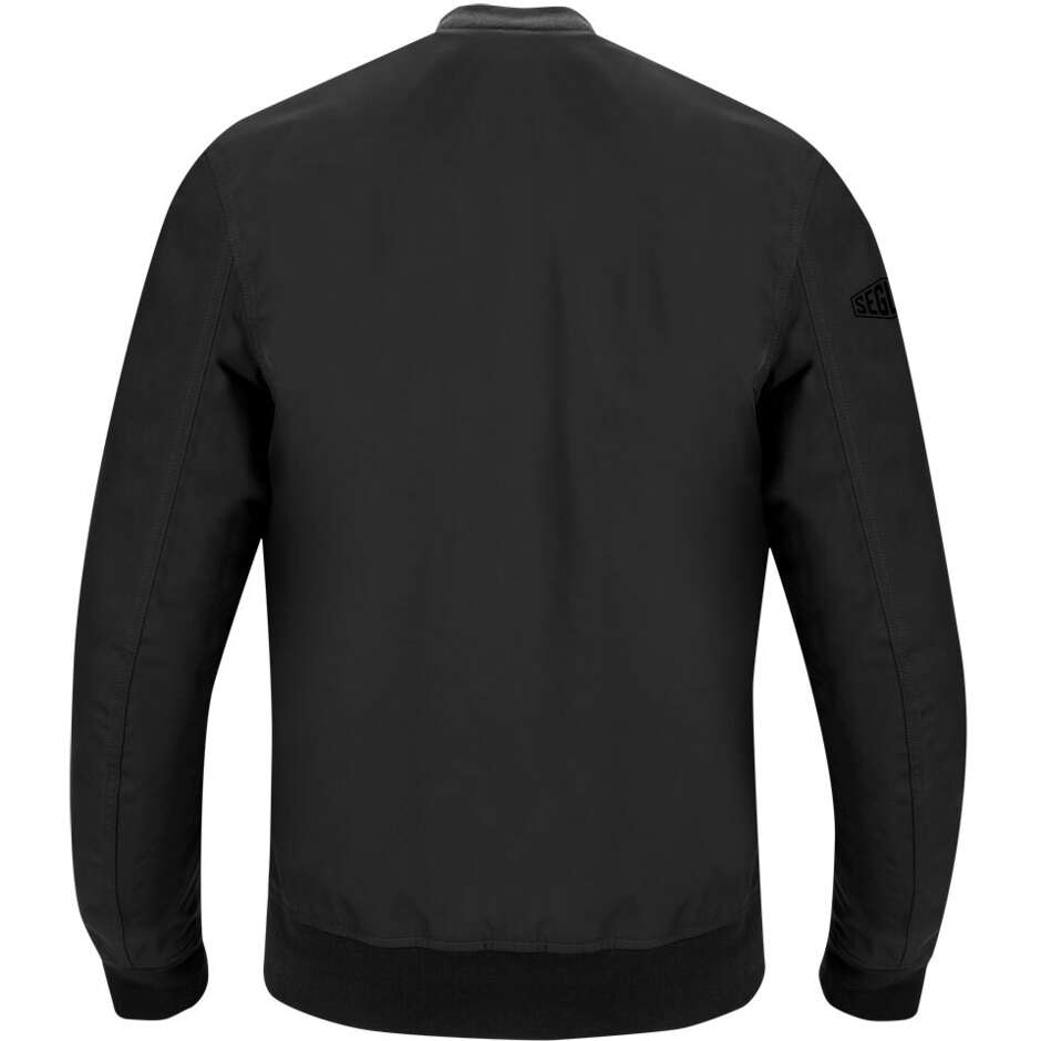 SEGURA VELVET VENTED Motorcycle Jacket Black