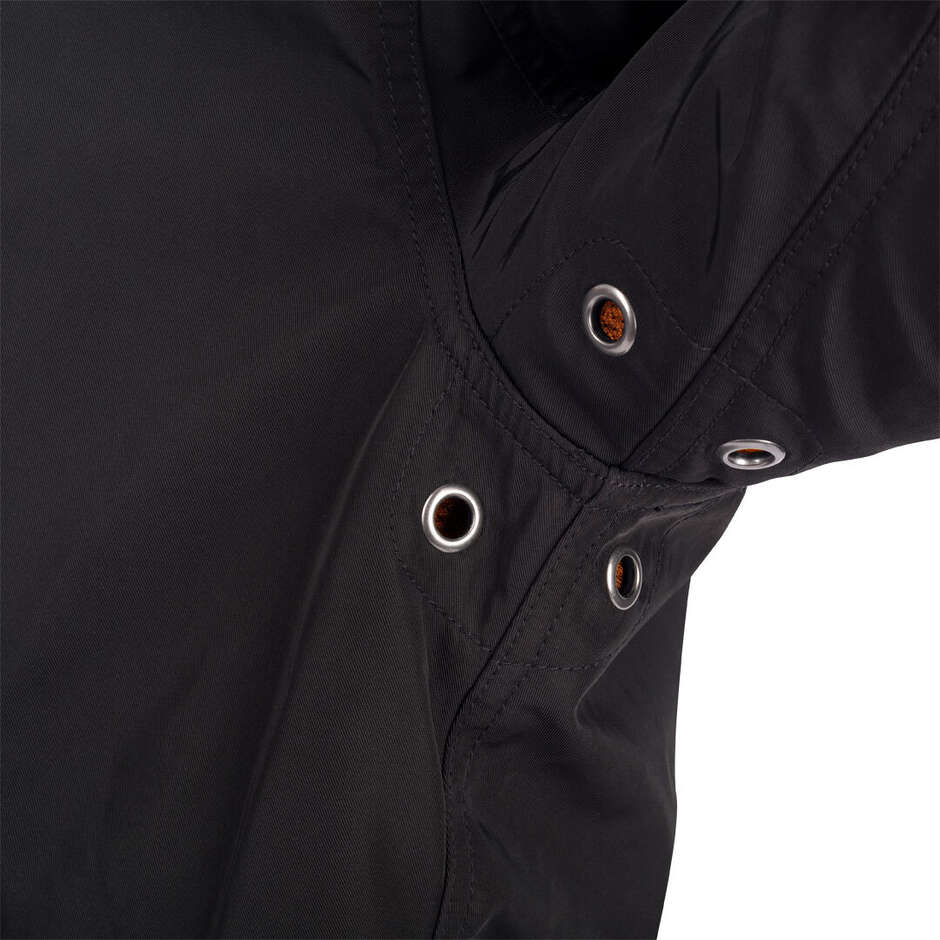 SEGURA VELVET VENTED Motorcycle Jacket Black