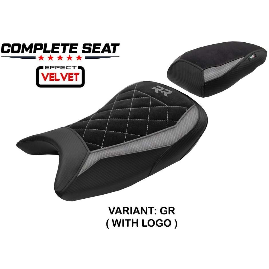 Sella completa TPZ Italia Specifico  BMW Per S 1000 RR 2019-2025 Modello Varel Velvet