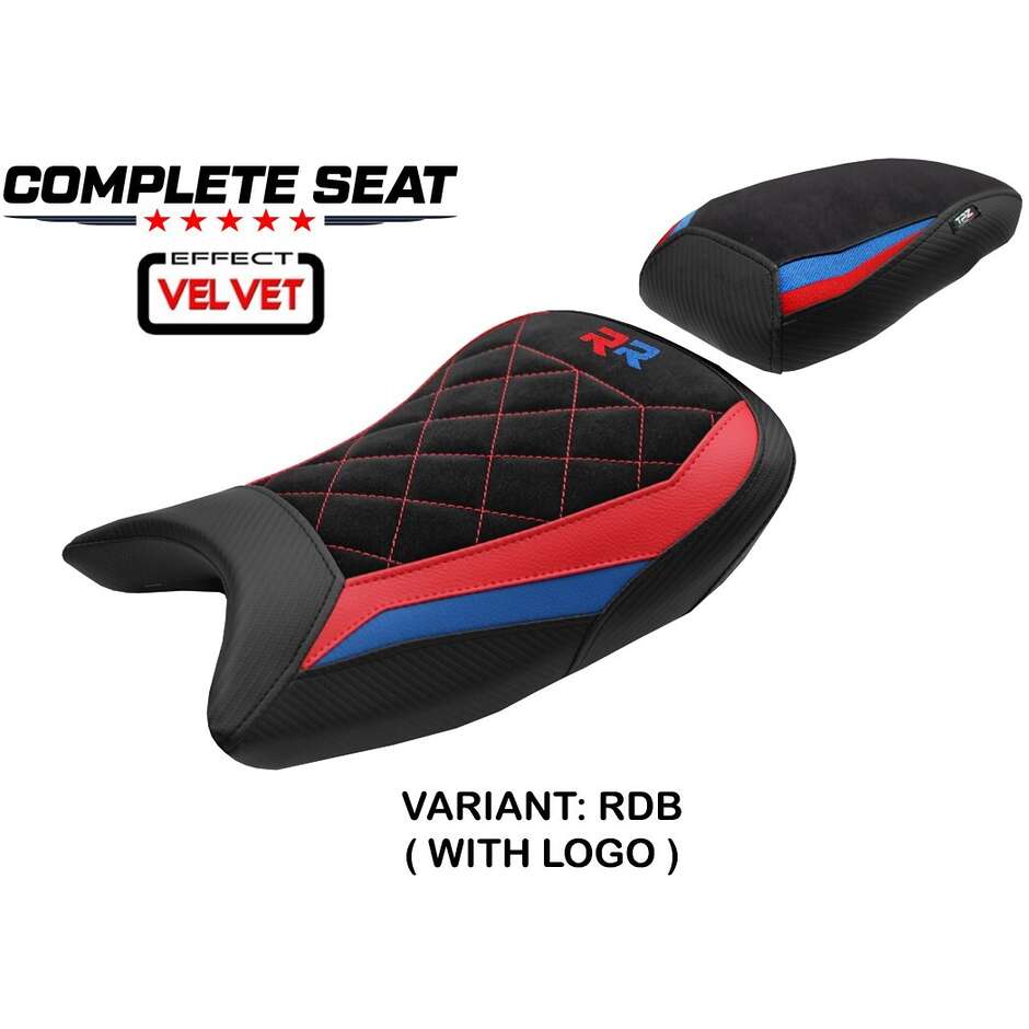Sella completa TPZ Italia Specifico  BMW Per S 1000 RR 2019-2025 Modello Varel Velvet