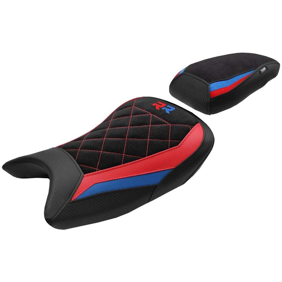 Sella completa TPZ Italia Specifico  BMW Per S 1000 RR 2019-2025 Modello Varel Velvet