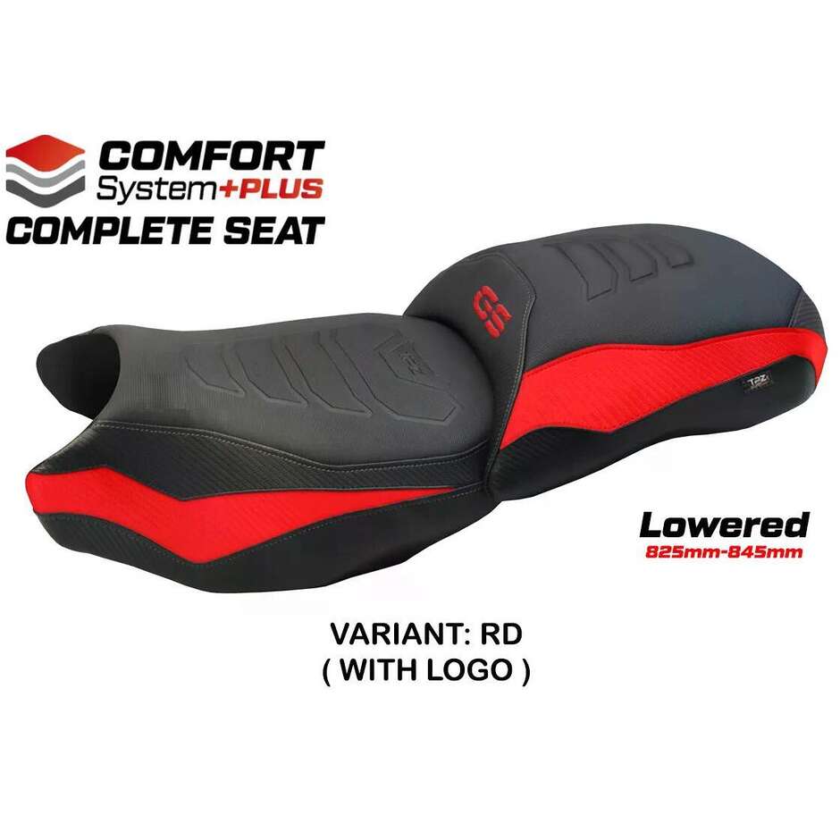 Sella completa TPZ Italia Specifico  BMWPer R 1200 GS 2013-2018 Modello Mainz Complete Comfort System Plus - Ribassata