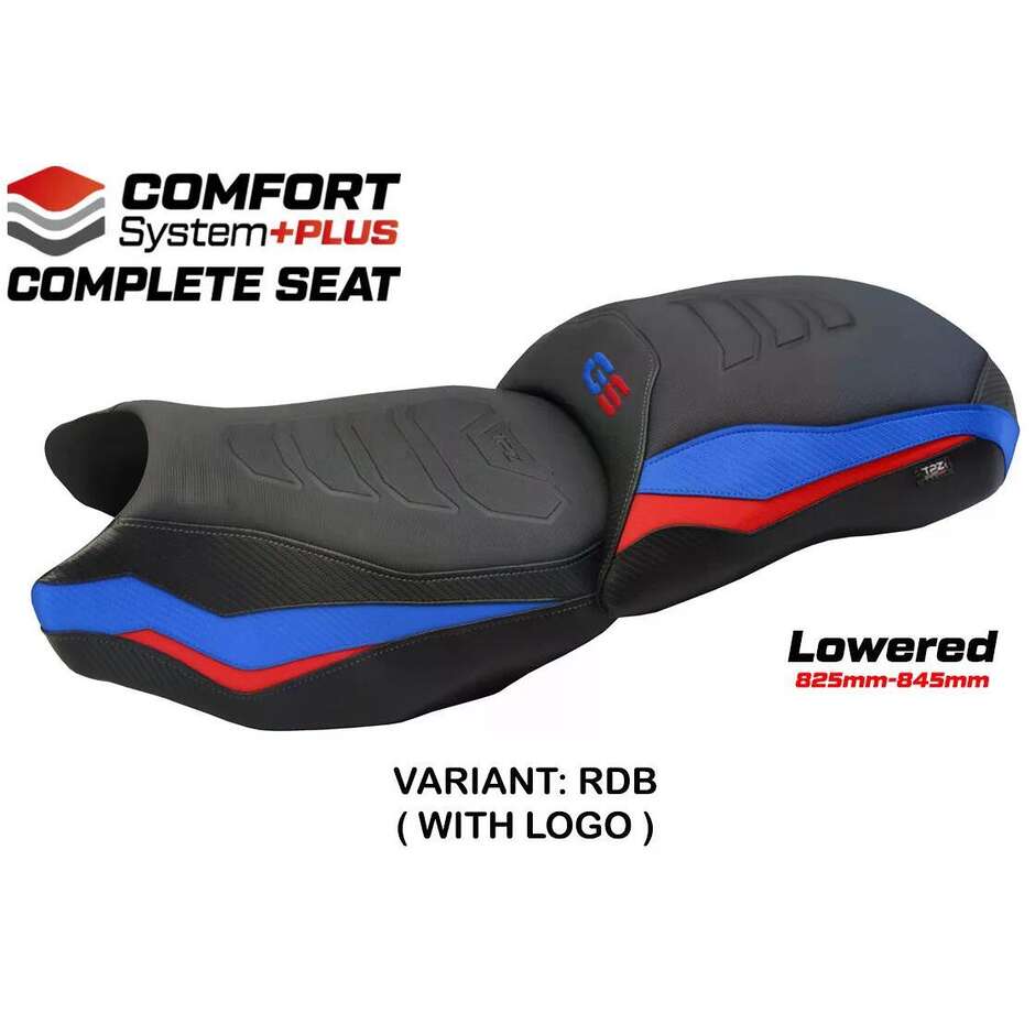 Sella completa TPZ Italia Specifico  BMWPer R 1200 GS 2013-2018 Modello Mainz Complete Comfort System Plus - Ribassata