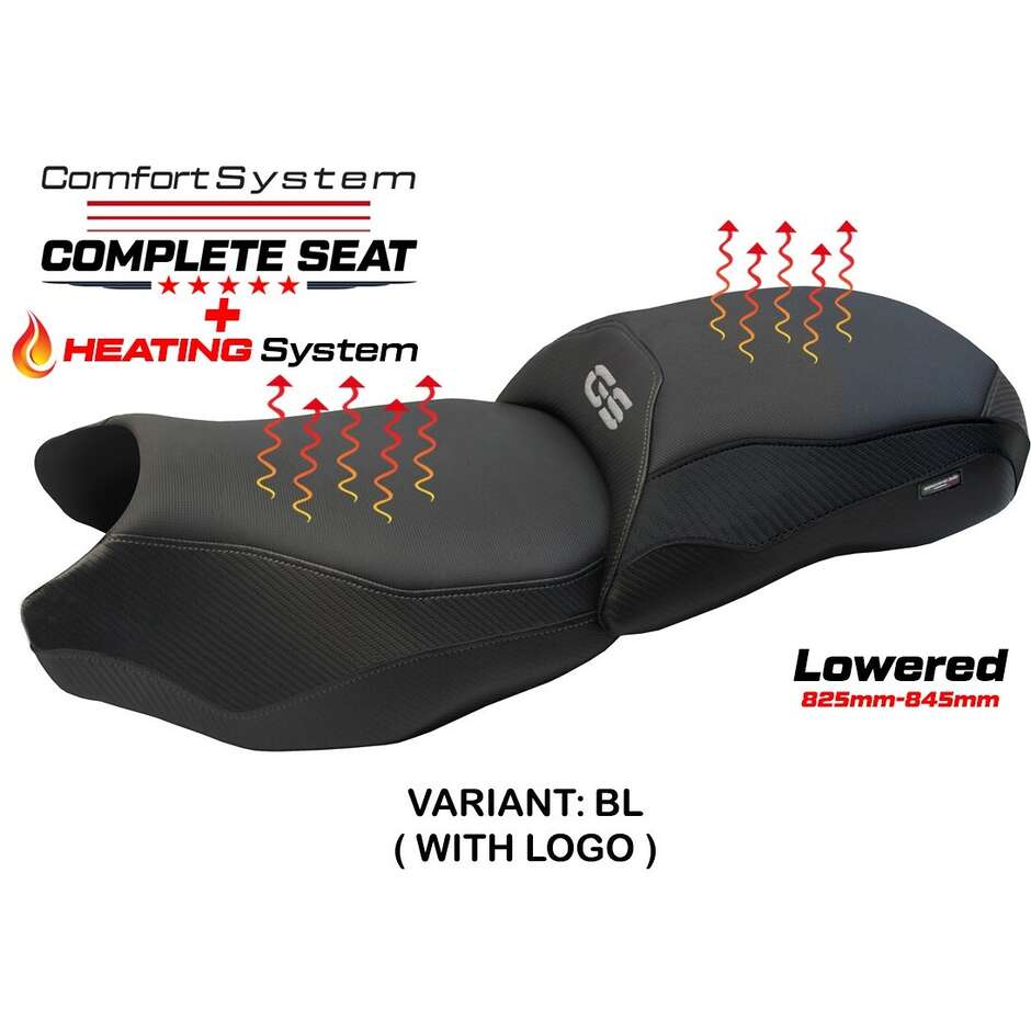 Sella completa TPZ Italia Specifico  BMWPer R 1200 GS 2013-2018 Modello Mainz Heating Complete Comfort Seat - Ribassata