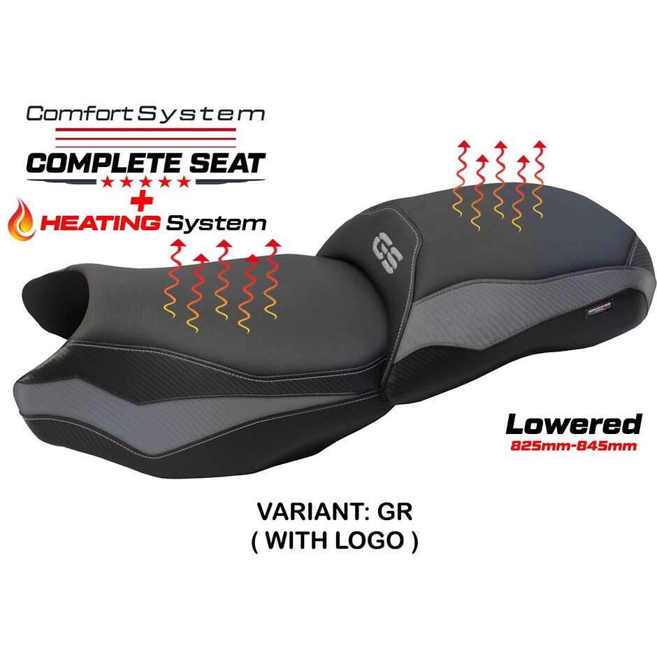 Sella completa TPZ Italia Specifico  BMWPer R 1200 GS 2013-2018 Modello Mainz Heating Complete Comfort Seat - Ribassata