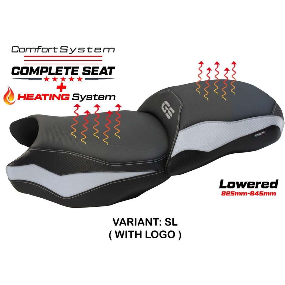 Sella completa TPZ Italia Specifico  BMWPer R 1200 GS 2013-2018 Modello Mainz Heating Complete Comfort Seat - Ribassata