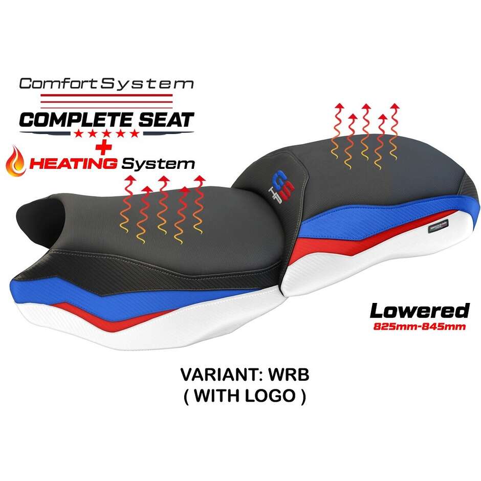 Sella completa TPZ Italia Specifico  BMWPer R 1200 GS 2013-2018 Modello Mainz Heating Complete Comfort Seat - Ribassata