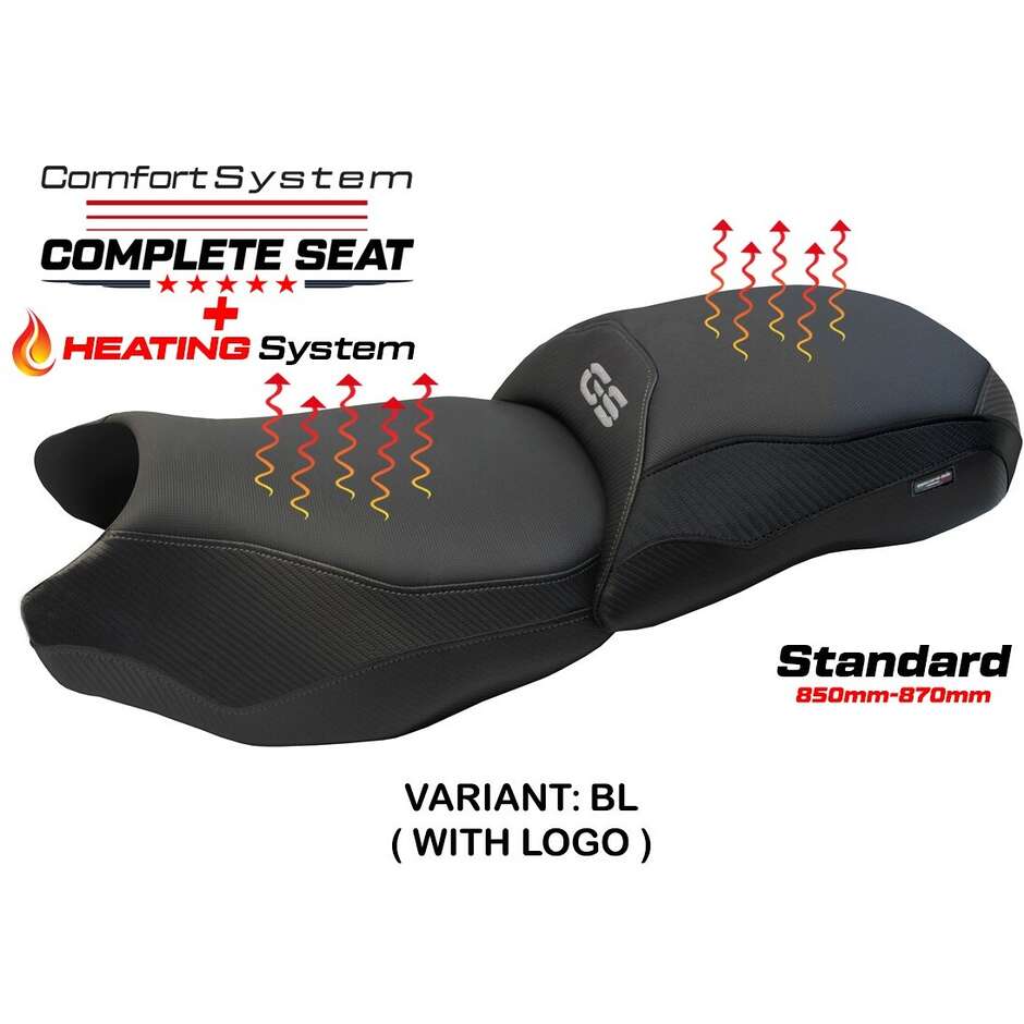 Sella completa TPZ Italia Specifico  BMWPer R 1200 GS 2013-2018 Modello Mainz Heating Complete Comfort Seat - Standard