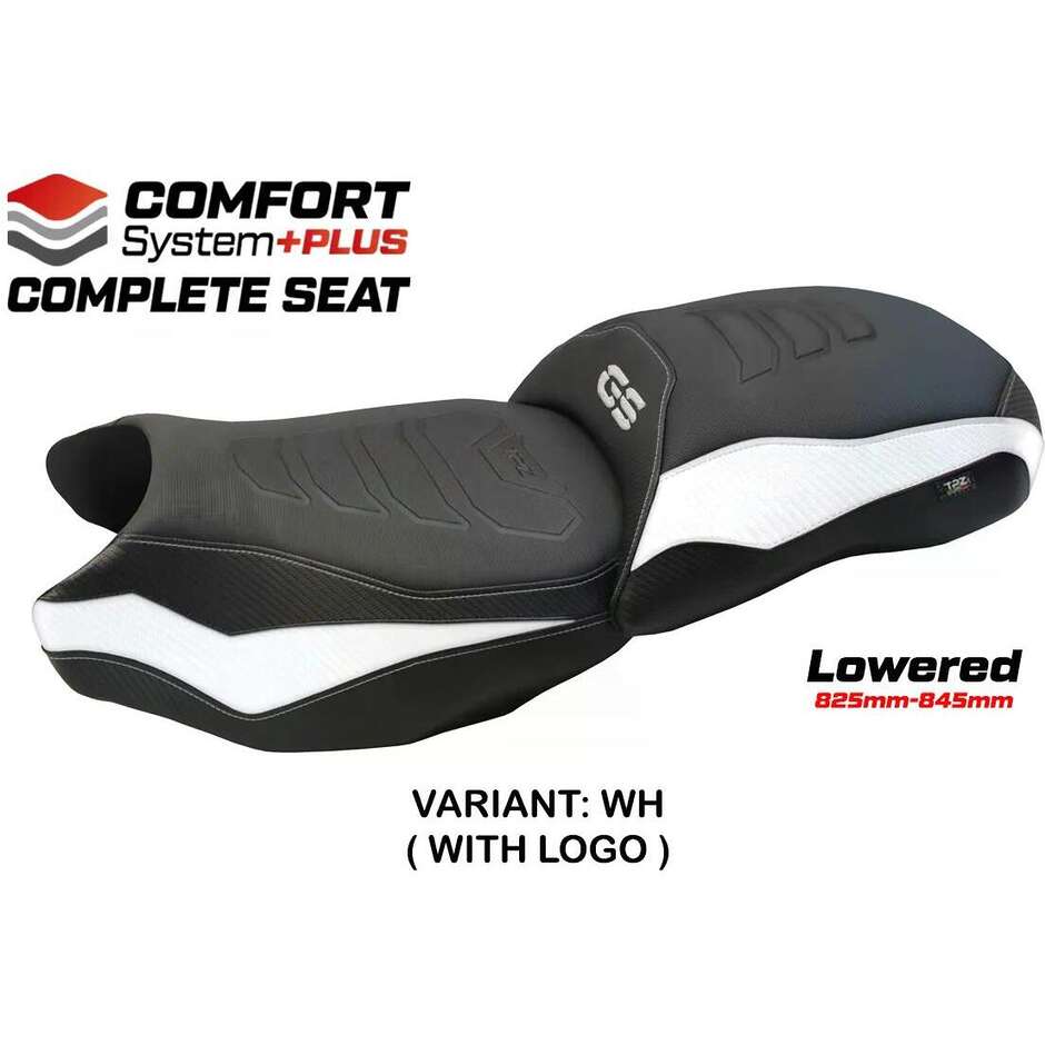 Sella completa TPZ Italia Specifico  BMWPer R 1250 GS 2019-2023 Modello Paphos Complete Comfort System Plus - Ribassata