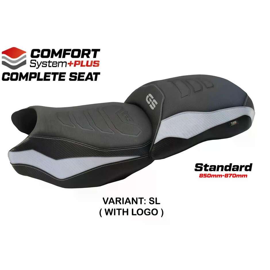 Sella completa TPZ Italia Specifico  BMWPer R 1250 GS 2019-2023 Modello Paphos Complete Comfort System Plus - Standard