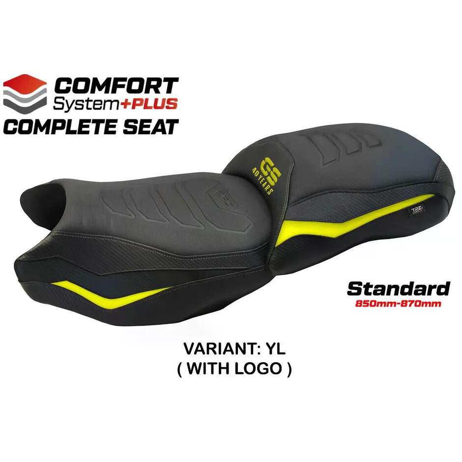 Sella completa TPZ Italia Specifico  BMWPer R 1250 GS 2019-2023 Modello Paphos Complete Comfort System Plus - Standard