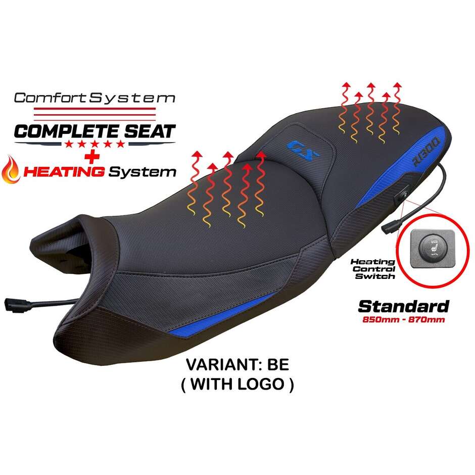 Sella completa TPZ Italia Specifico  BMWPer R 1300 GS 2023-2025 Modello Dorfen Heating Comfort System - Standard