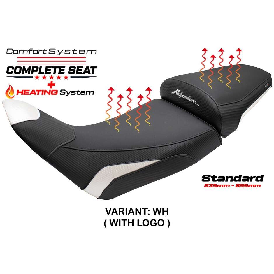 Sella completa TPZ Italia Specifico  HonPer da Africa Twin 1100 2020-2025 Modello Asmara Heating Comfort System - Standard