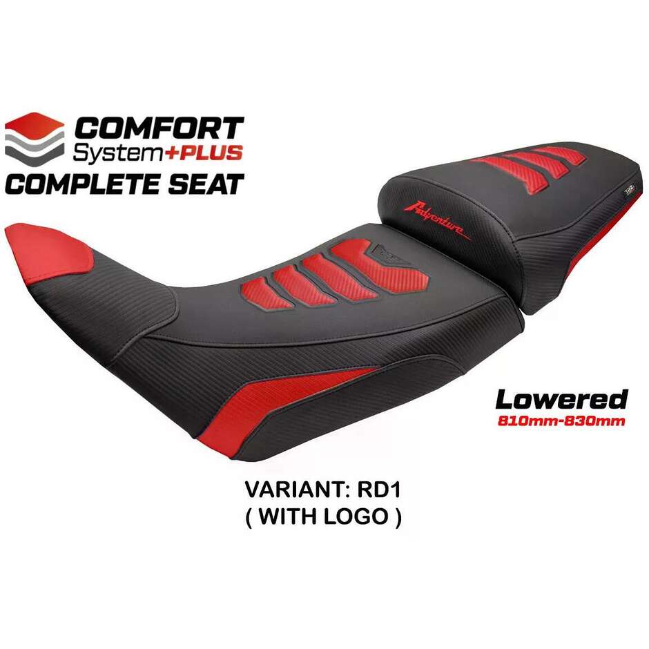 Sella completa TPZ Italia Specifico  HonPer da Africa Twin 2020-2025 Modello Asmara Comfort System Plus - Ribassata