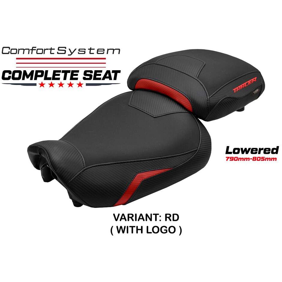 Sella completa TPZ Italia Specifico  Yamaha Tracer 9 / 9 GT 2021-2024 Modello Naha Complete Comfort Seat - Ribassata
