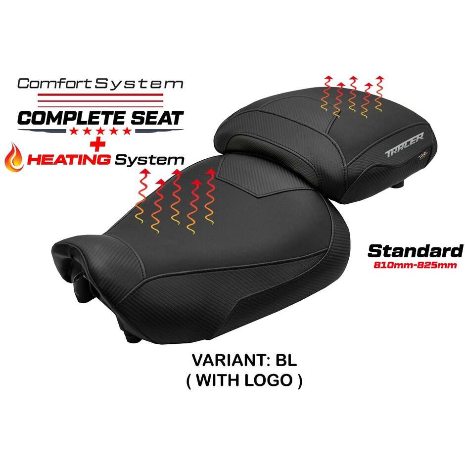 Sella completa TPZ Italia Specifico  Yamaha Tracer 9 / 9 GT 2021-2024 Modello Naha Heating Complete Comfort Seat - Standard