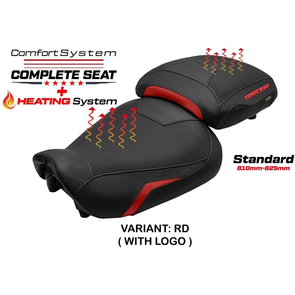 Sella completa TPZ Italia Specifico  Yamaha Tracer 9 / 9 GT 2021-2024 Modello Naha Heating Complete Comfort Seat - Standard