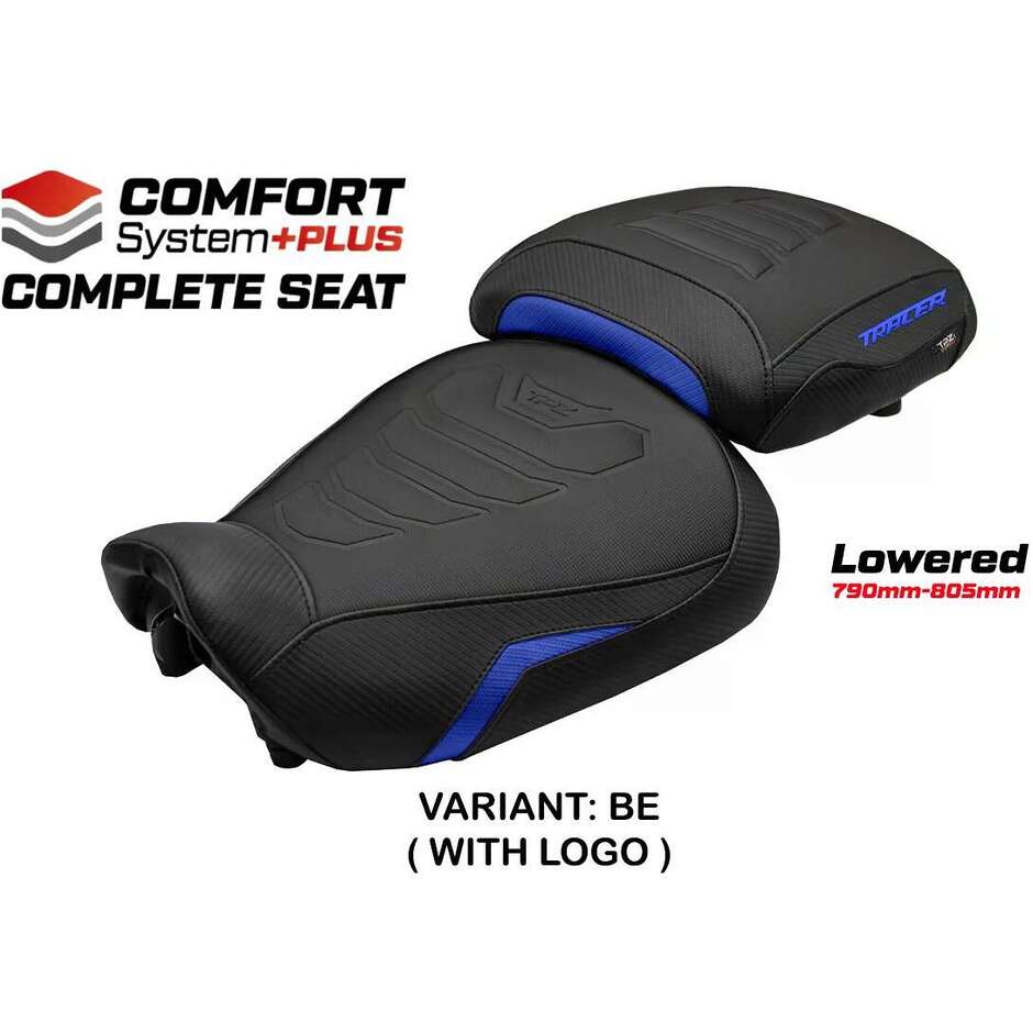 Sella completa TPZ Italia Specifico  YamPer aha Tracer 9 / 9 GT 2021-2024 Modello Naha Complete Comfort System Plus - Ribassata