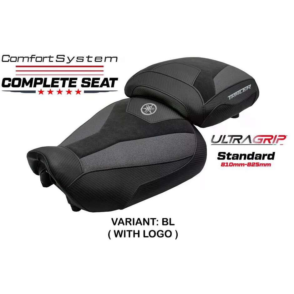 Sella completa TPZ Italia Specifico  YamPer aha Tracer 9 / 9 GT 2021-2024 Modello Naha Ultragrip Complete Comfort Seat - Standard