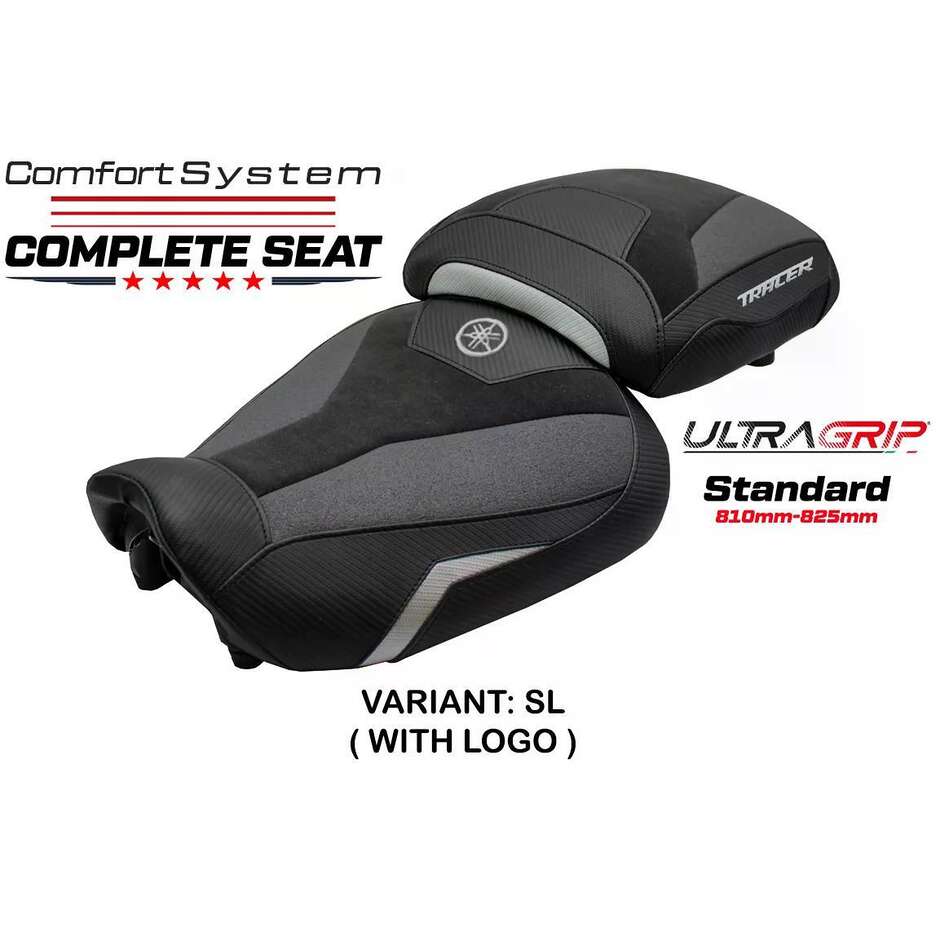 Sella completa TPZ Italia Specifico  YamPer aha Tracer 9 / 9 GT 2021-2024 Modello Naha Ultragrip Complete Comfort Seat - Standard