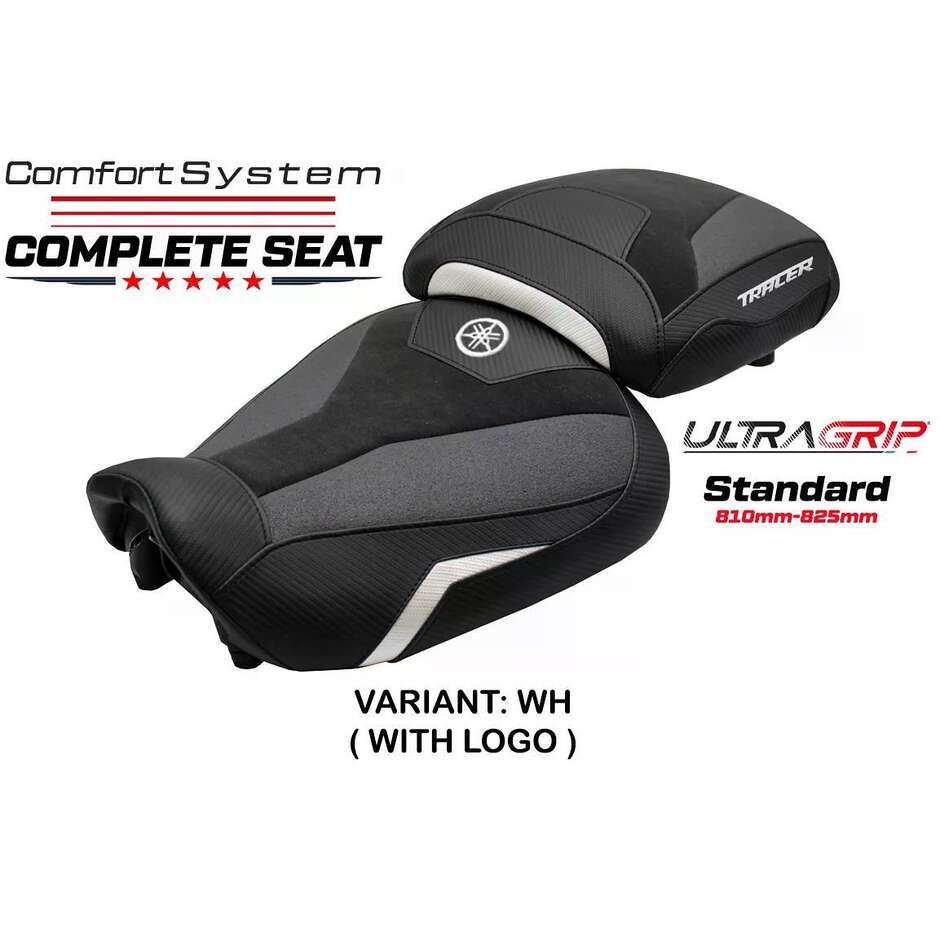 Sella completa TPZ Italia Specifico  YamPer aha Tracer 9 / 9 GT 2021-2024 Modello Naha Ultragrip Complete Comfort Seat - Standard