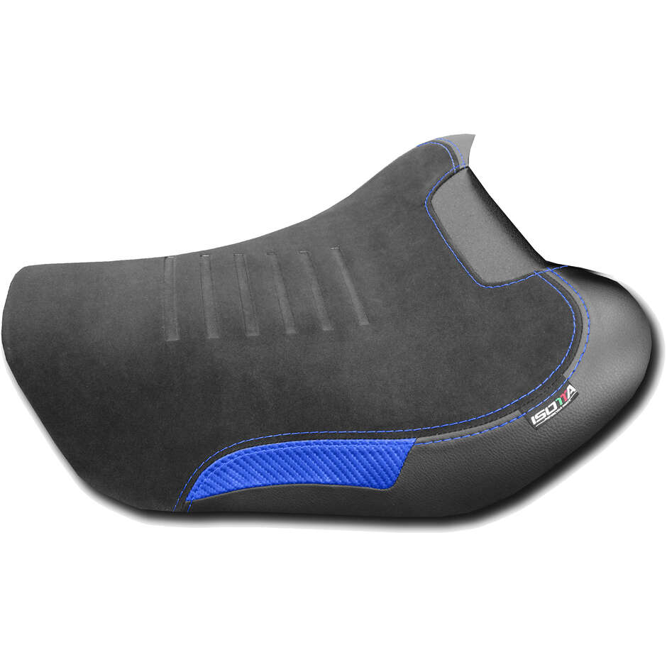 Sella Moto Anteriore Isotta Confort Canale Prostatico Per Yamaha Tracer 900 Dal 2025 Nero Blu