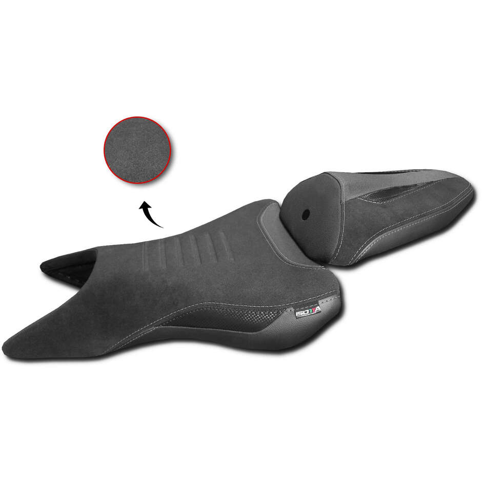 Sella Passeggero Comfort Isotta per Yamaha MT-09 Dal 2024 Triple Black