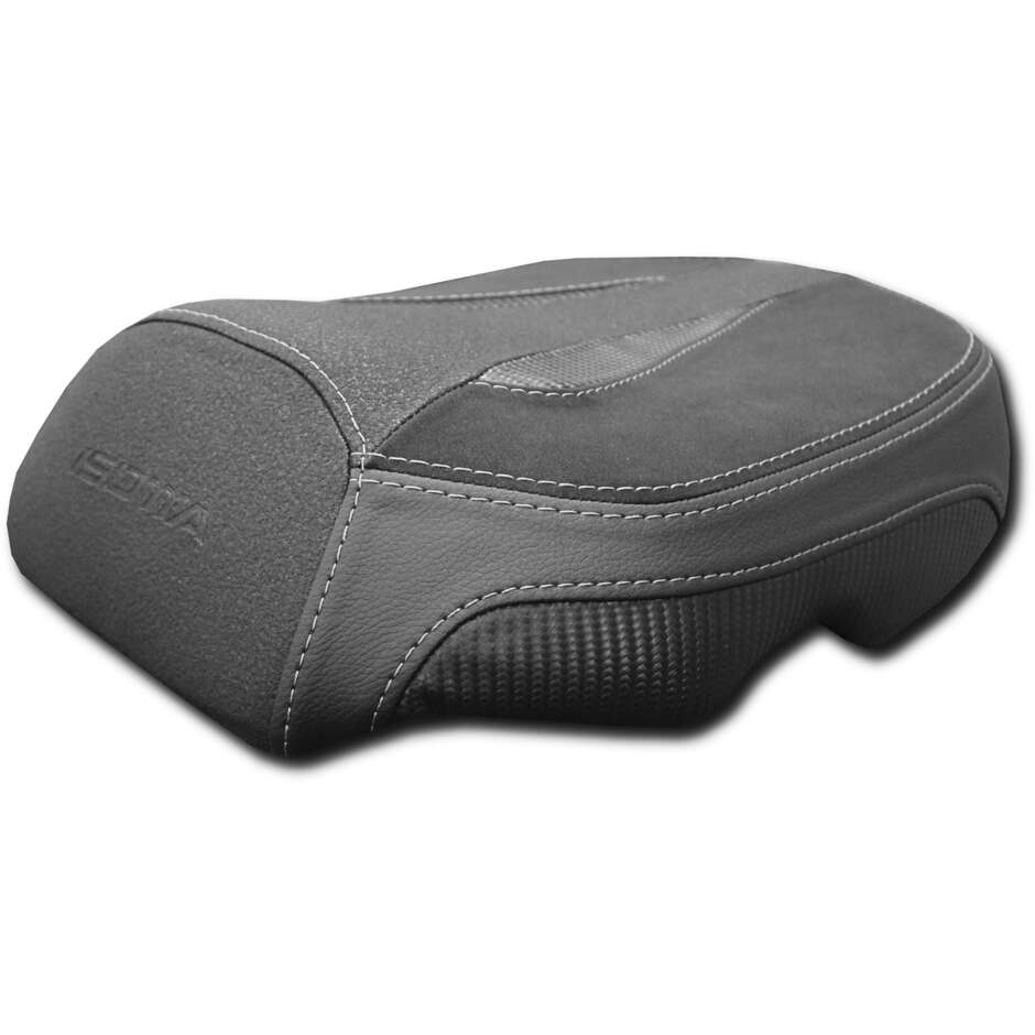 Selle arrière Isotta Comfort pour moto Yamaha Tracer 900 à partir de 2025, Triple Black