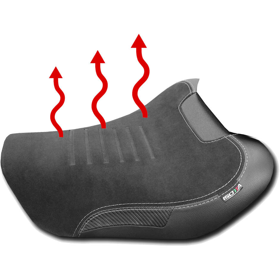 Selle chauffante confort ISOTTA pour Yamaha Tracer 900 (2025-présent) Triple Black