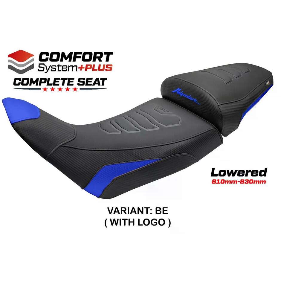 Selle complète TPZ Italia Specific HonPer pour Africa Twin 2020-2025, système Asmara Comfort Plus - Abaissée