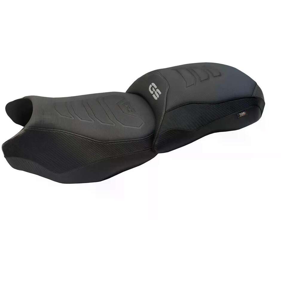 Selle complète TPZ Italia spécifique BMW pour R 1250 GS (modèles 2019-2023) Paphos Complete Comfort System Plus - Abaissée