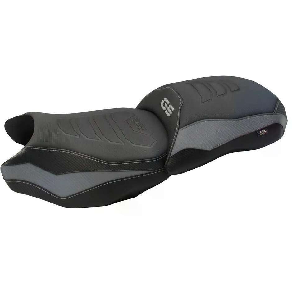 Selle complète TPZ Italia spécifique BMW pour R 1250 GS (modèles 2019-2023) Paphos Complete Comfort System Plus - Abaissée