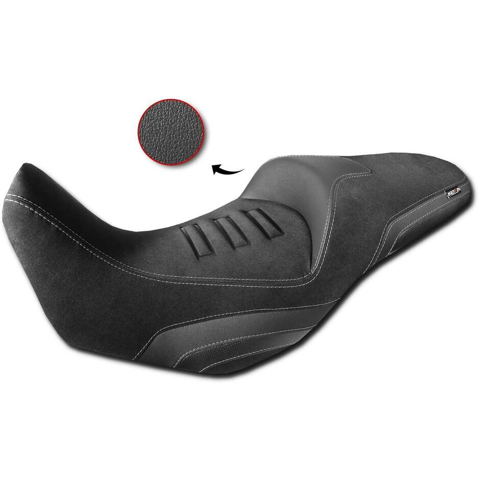 Selle de prostate abaissée Isotta pour HONDA NX500 à partir de 2024 et CB500X de 2013 à 2023 Triple Black