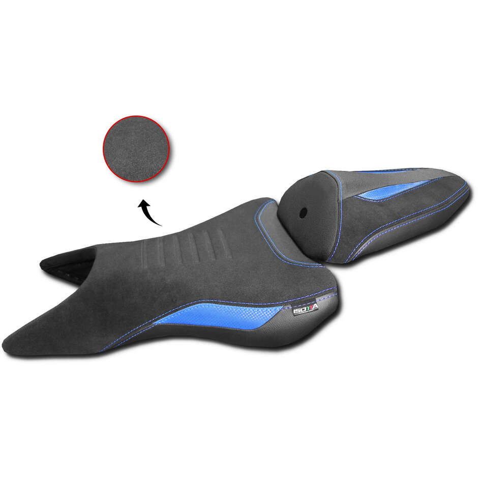 Selle passager Isotta Comfort pour Yamaha MT-09 à partir de 2024, bleue