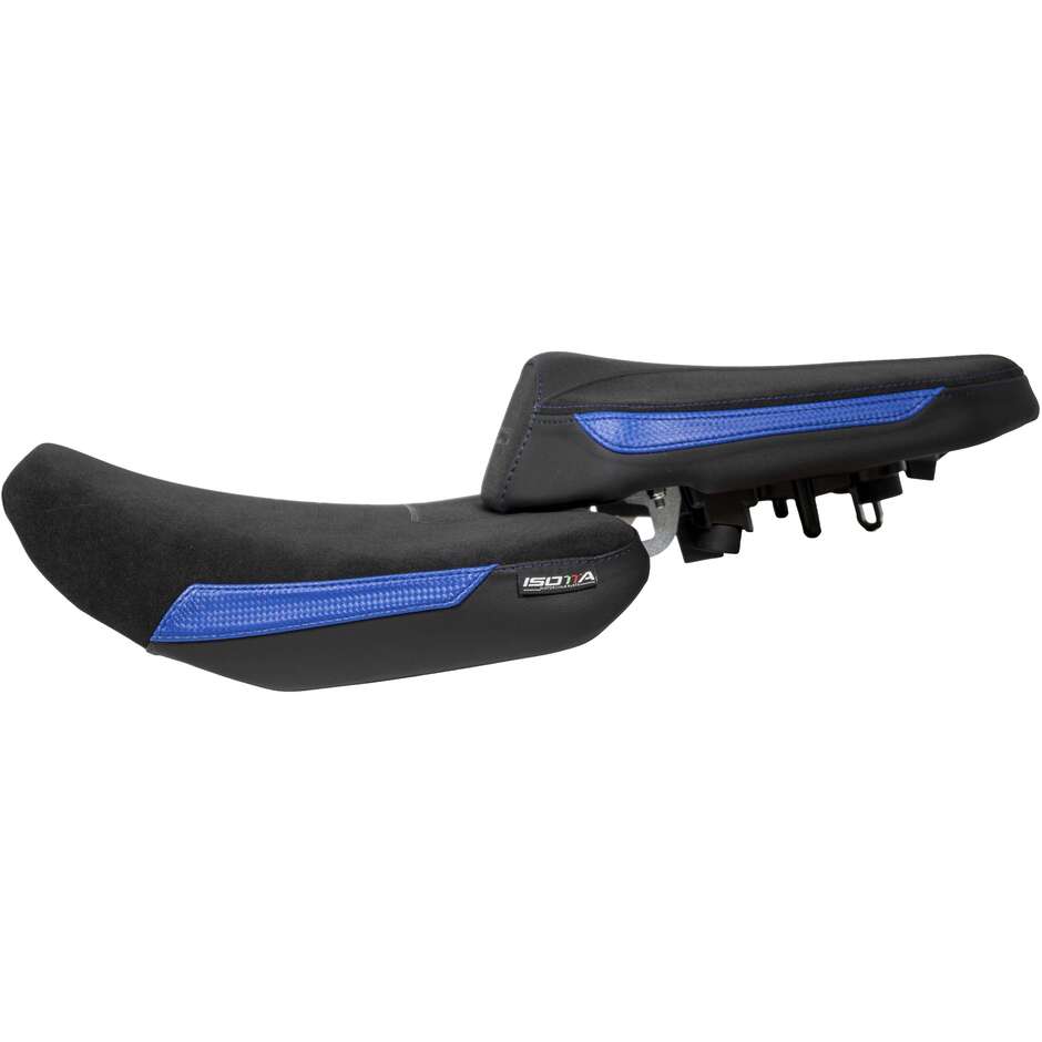 Selle pilote et selle passager confort Isotta Extra Comfort pour Yamaha MT-07 2025 et suivantes (bleu)