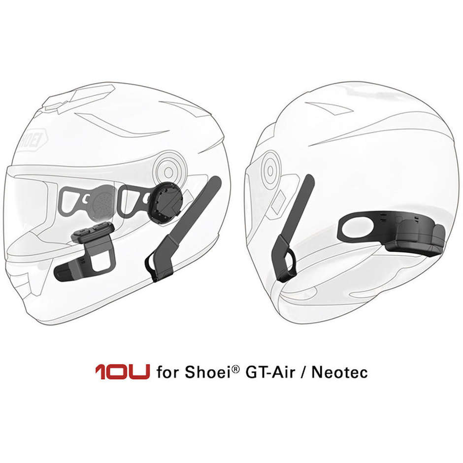 Sena 10U Bluetooth Motorrad Gegensprechanlage Speziell für Shoei GT AIR