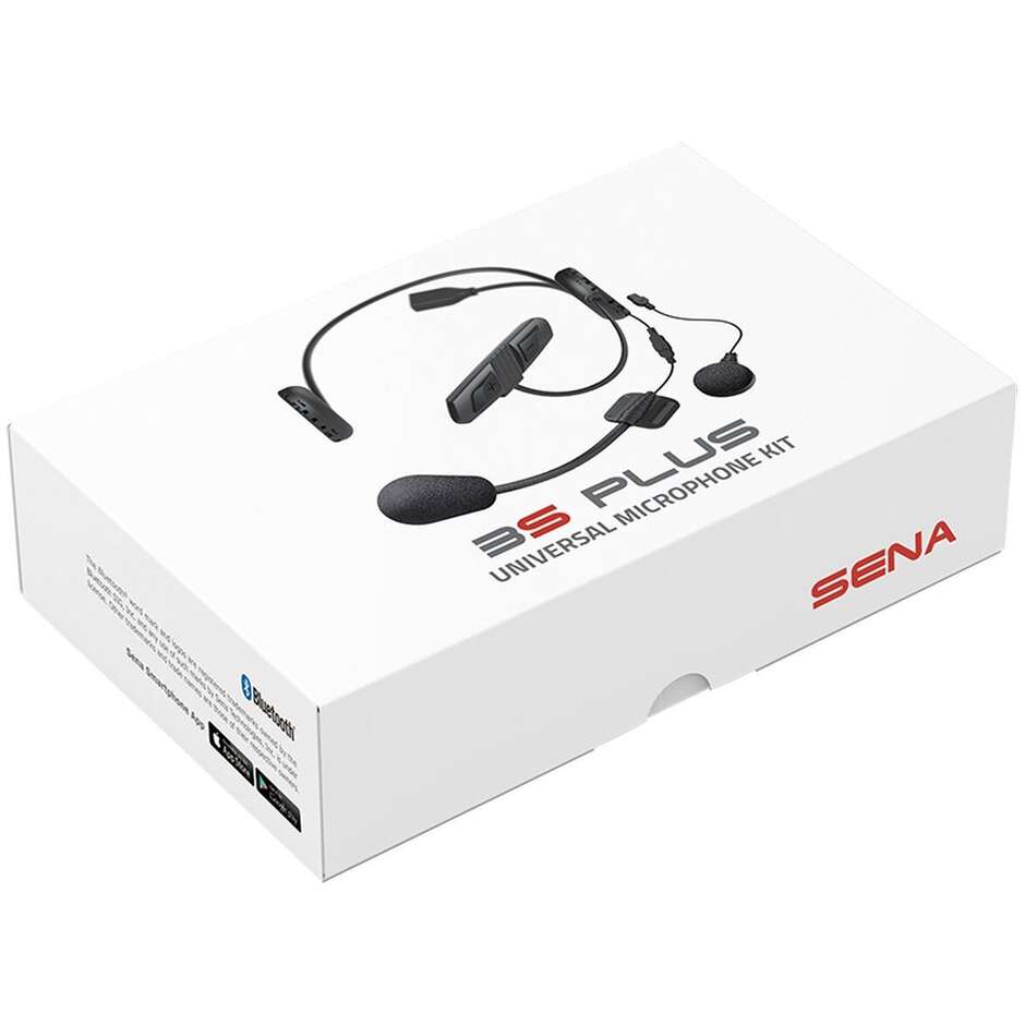 Sena 3S Plus Universal Bluetooth Motorrad-Gegensprechanlage (einzeln)