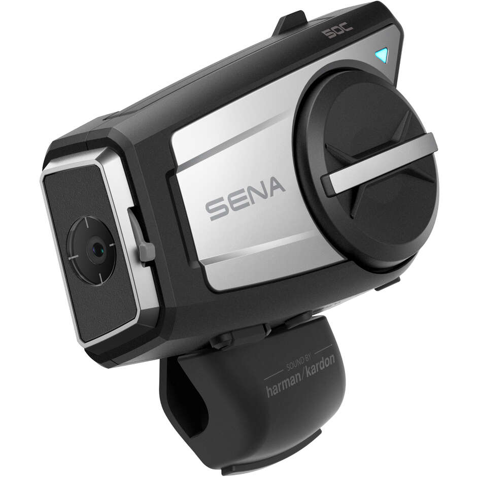 Sena 50 C Sound Harman Kardon Mesh Motorcycle Intercom With Integrated 4K Camera