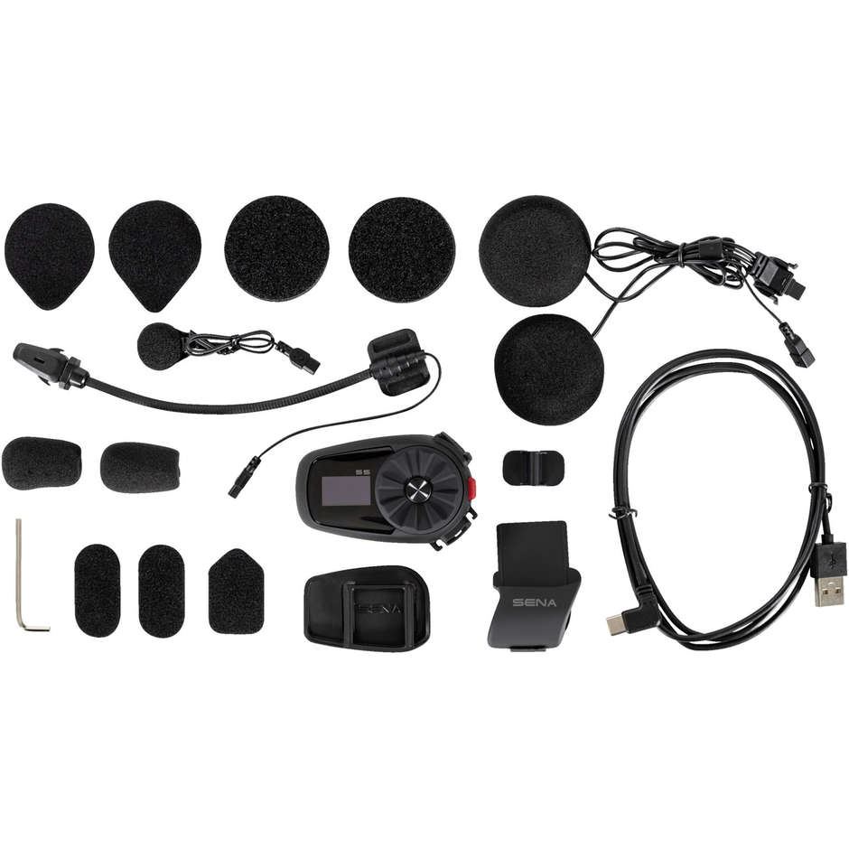 Sena 5S Bluetooth Motorcycle Intercom Single Kit