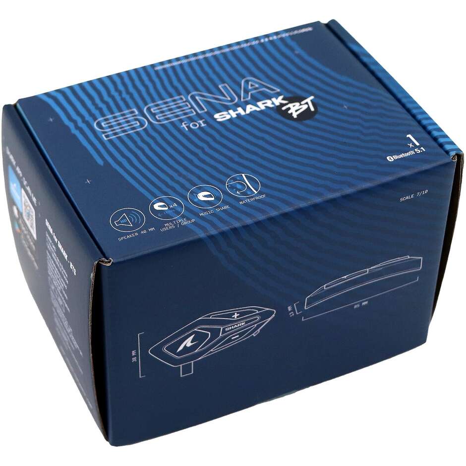 SENA for SHARK Motorcycle Intercom - BTS BLUETOOTH Single