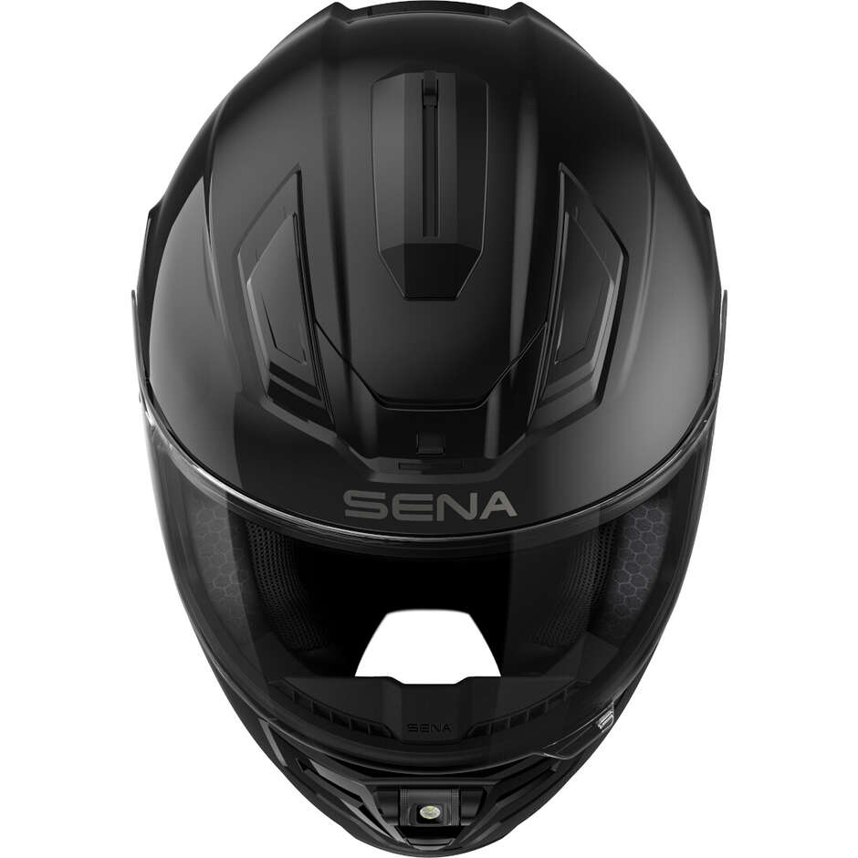 Sena PHANTOM Full Face Motorcycle Helmet, Matte Black