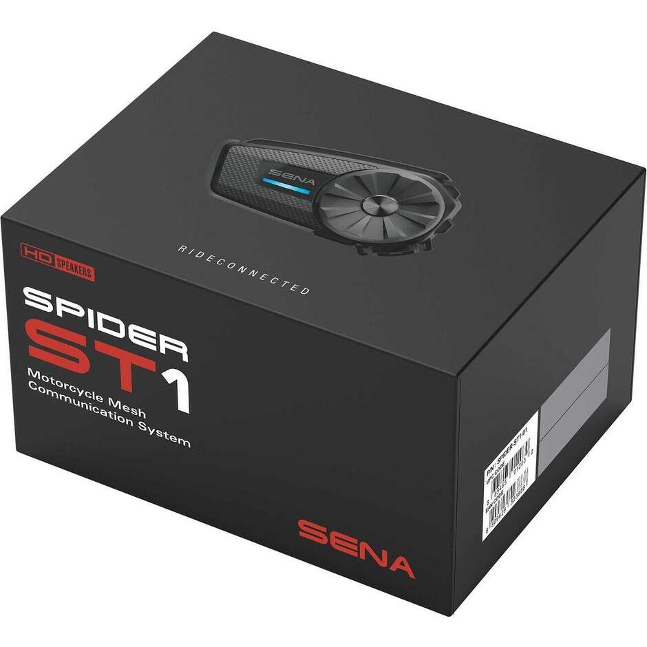 Sena SPIDER ST1 Mesh 2.0 Motorcycle Intercom - Single Kit