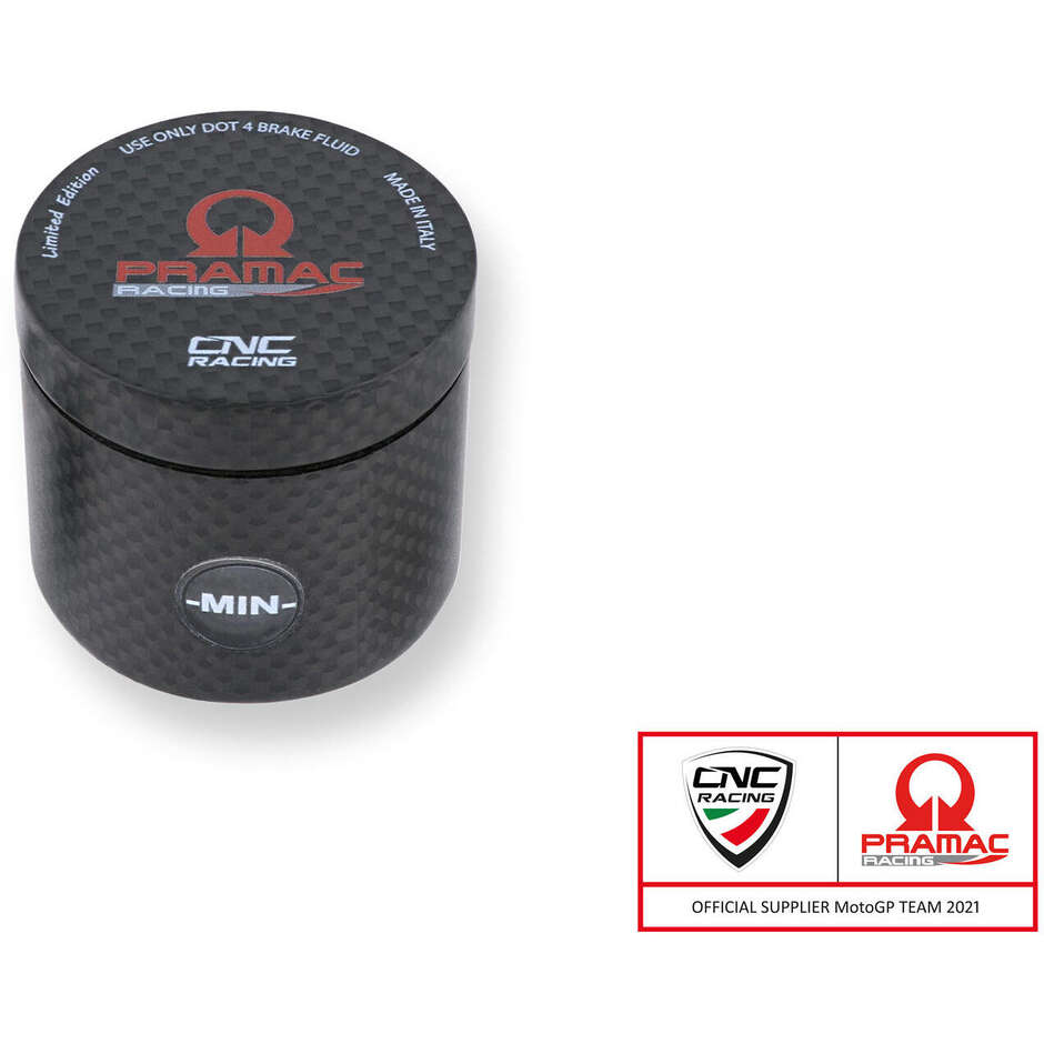 Serbatoio olio freno anteriore SE801 25 ml Pramac Racing Limited Edition - in carbonio CNC Racing Lucido