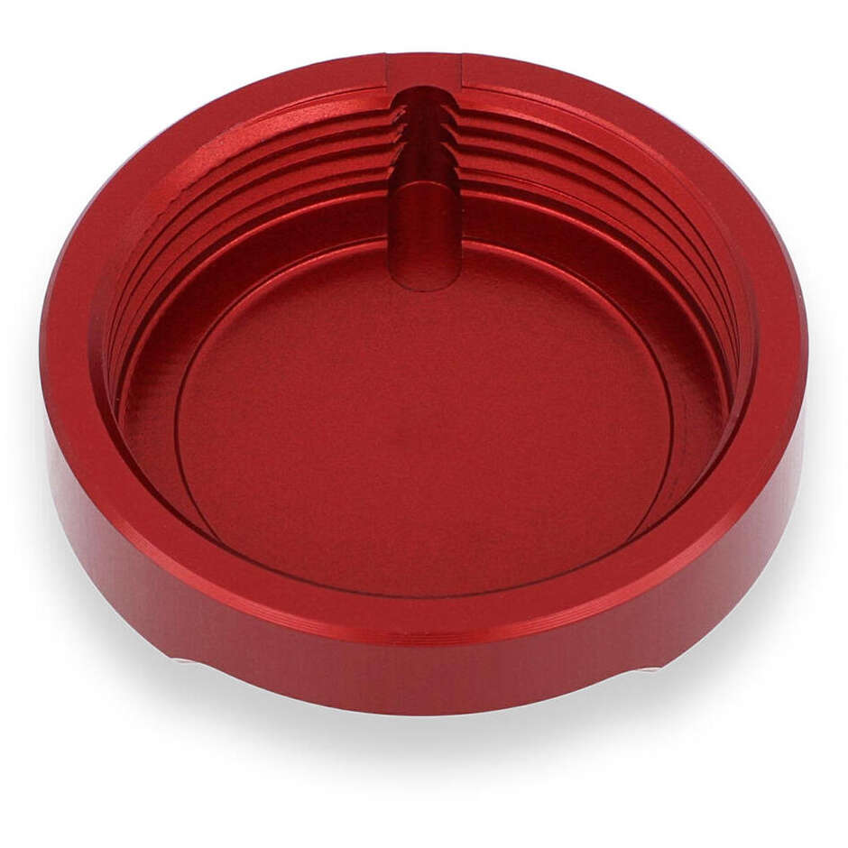Serbatoio olio freno posteriore frizione SEC12 12 ml con oblò livello - solo tappo CNC Racing Rosso