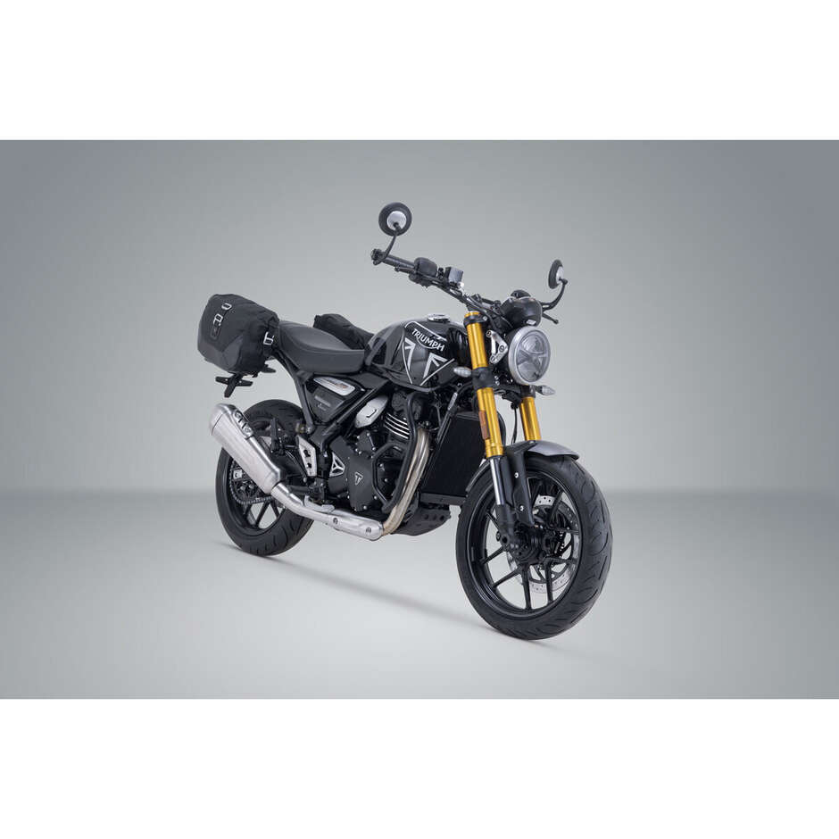 Set Borse Laterali LC Legend Gear Black Edition Sw-Motech BC.HTA.11.616.20100 per TRIUMPH SPEED 400 / SCRAMBLER 400 X (2023 >)