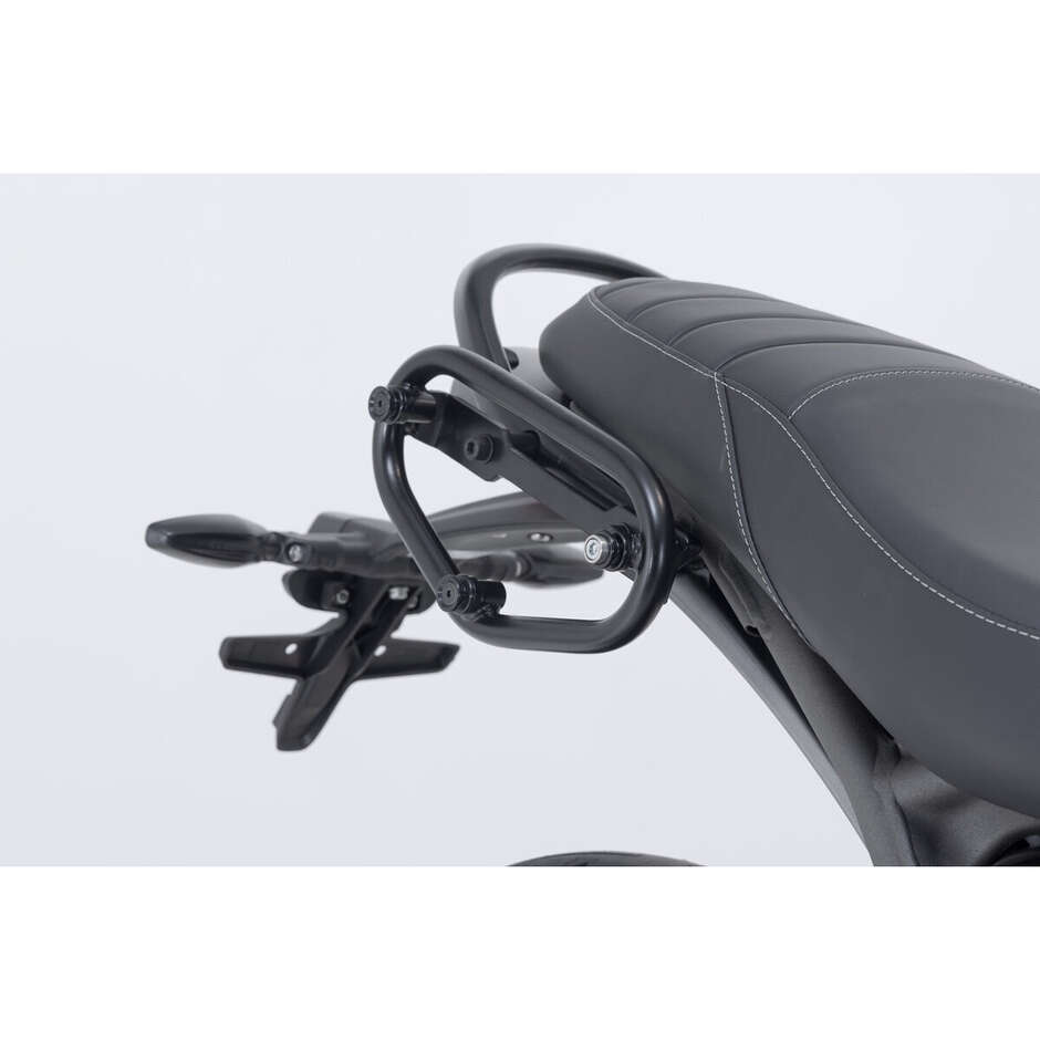 Set Borse Laterali LC Legend Gear Black Edition Sw-Motech BC.HTA.11.616.20100 per TRIUMPH SPEED 400 / SCRAMBLER 400 X (2023 >)