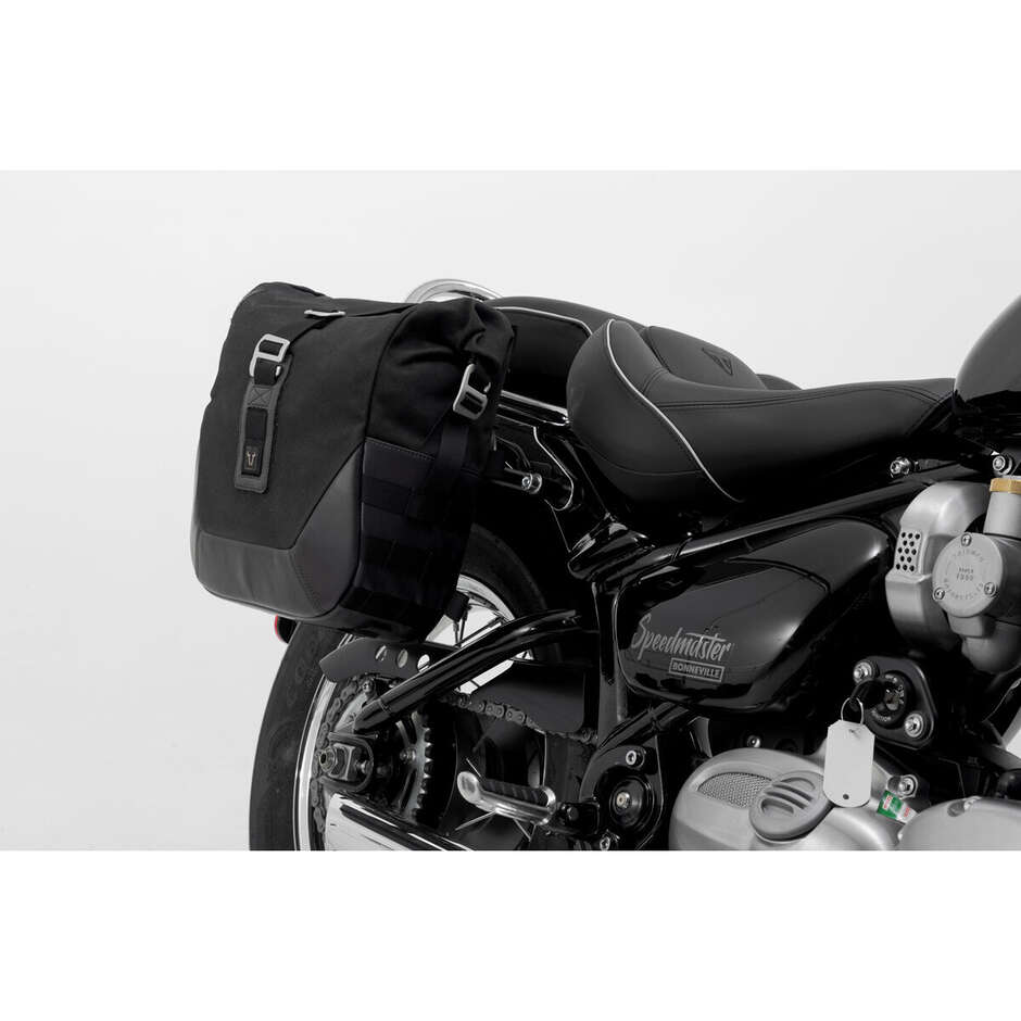 Set Borse Laterali LC Legend Gear Black Edition Sw-Motech BC.HTA.11.902.20101 per TRIUMPH BONNEVILLE SPEEDMASTER (2018 >)