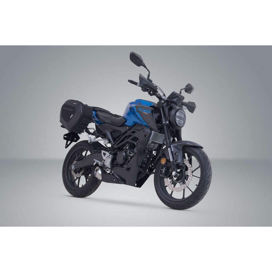 Set Borse Laterali Pro Blaze H Nero / Antracite Sw-Motech BC.HTA.01.740.36600 Per Honda CB125R (17-)