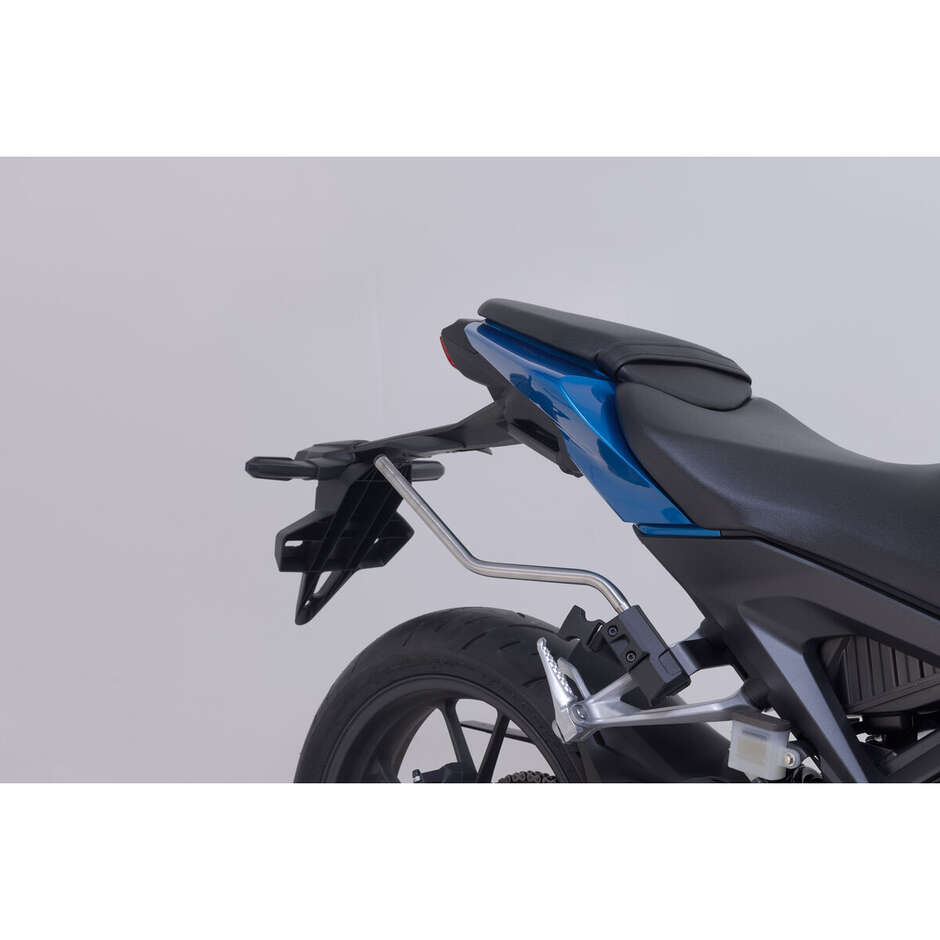 Set Borse Laterali Pro Blaze H Nero / Antracite Sw-Motech BC.HTA.01.740.36600 Per Honda CB125R (17-)